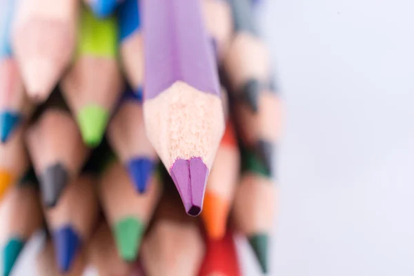 Color pencils of various colors — Stock Photo, Image