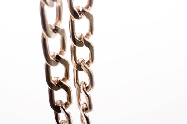 Gold color metal chain — Stock Photo, Image