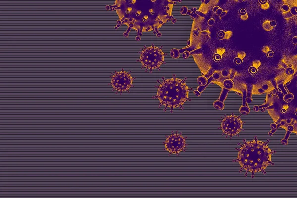 Covid 19コロナウイルス世界的流行流行病の蔓延を止める — ストック写真