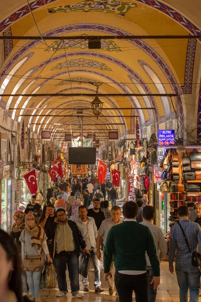 Grand Bazaar Istanbul Uno Dei Più Grandi Antichi Mercati Coperti — Foto Stock