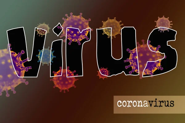 Coronavirus Disease Covid Outbreak Coronaviruses Influenza Background — 图库照片