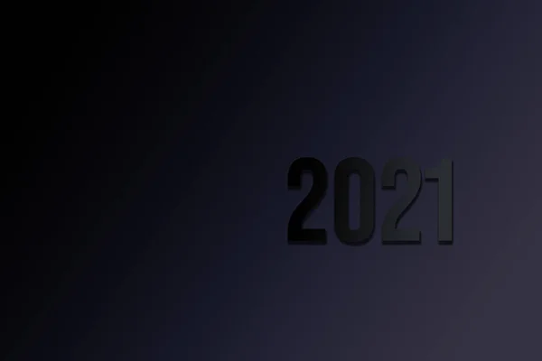 Yeni Yıl 2021 Modern Konseptle 2021 Yılınız Kutlu Olsun — Stok fotoğraf