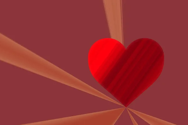 Feliz Día San Valentín Diseño Del Corazón Día San Valentín — Foto de Stock