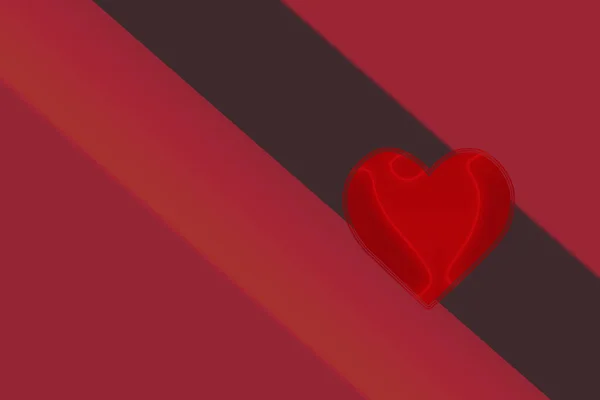 Concepto Tarjeta San Valentín Corazón Para San Valentín Antecedentes — Foto de Stock