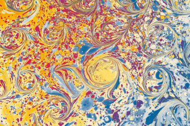 Kumaş, tasarım arkaplan dokusu için soyut yaratıcı mermer şablonu