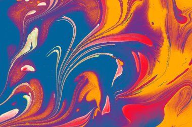 Canlı renklerin yoğun renkli bir karışımı. Soyut modern arkaplan şablonları tasarımı