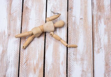 Küçük, minicik insan figürü