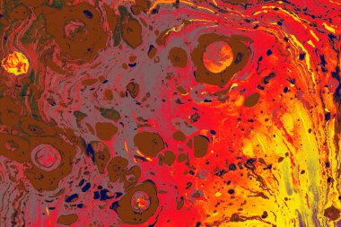 Canlı renklerin yoğun renkli bir karışımı. Soyut modern arkaplan şablonları tasarımı