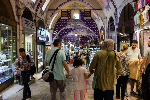 Grand Bazaar Turchia Uno Dei Più Grandi Antichi Mercati Coperti — Foto Stock