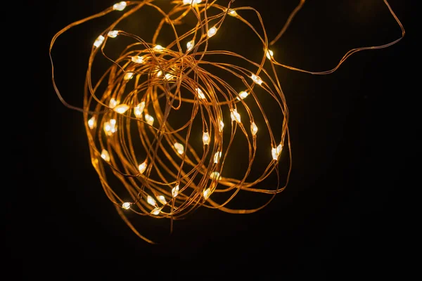 Brillante Luz Festiva Decoración Fiesta Navidad Conjunto Fondo Luminoso —  Fotos de Stock