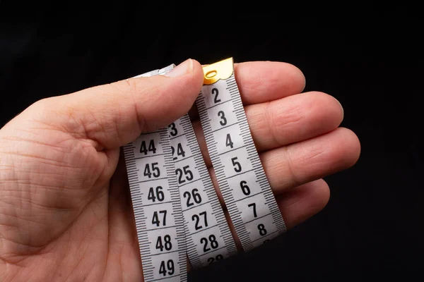 Soft Measuring Tape Tape Measure Metric Scale — Stock Photo, Image