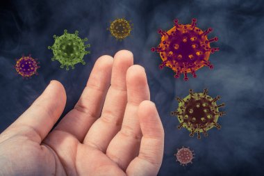 COVID-19 Corona virüsü küresel salgın hastalığını durdurun