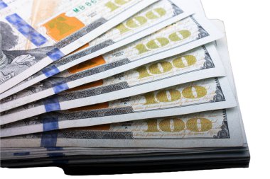 Amerikan para birimi konsepti, dolar banknotları, Amerikan para birimi konsepti. Dolar nakit geçmişi.