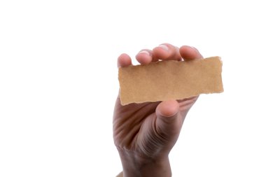  el notepaper parçalanmış boş