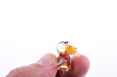 Cam ördek oyuncağı.