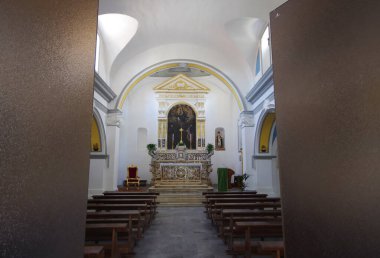 Cerro al Volturno, Isernia Eyaleti, Molise, İtalya - Aziz Peter ve Paul Kilisesi 'nin İçi