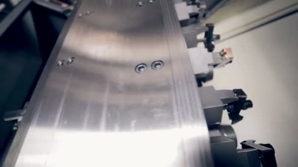 Automatisierte CNC-Maschine — Stockvideo