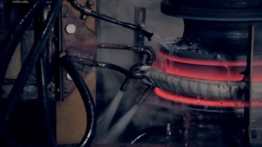 Modern yüksek teknoloji teknoloji ile Isıtma metal.