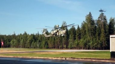 Rus askeri helikopter.