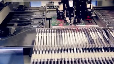 Yazdırılan Circut kurulu robot üretim.