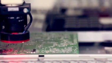Yazdırılan Circut kurulu robot üretim.