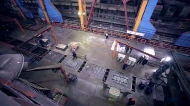 Bir ağır sanayi Fabrikası'nda modern bitki.