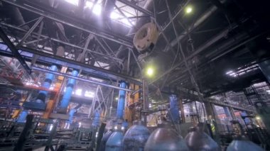 Bir ağır sanayi Fabrikası'nda modern bitki.