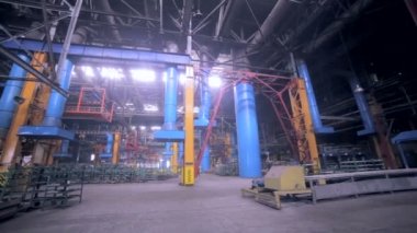 Dev endüstriyel fabrika. Kapalı.