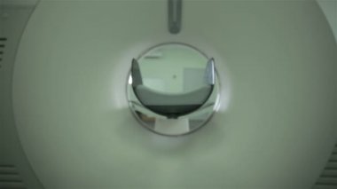 Bilgisayarlı Tomografi Ct MRI tarayıcı makine detayını. Hiçbir insan.