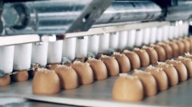 Şekerler bir şekerleme taşıyıcısı tarafından yapılıyor.