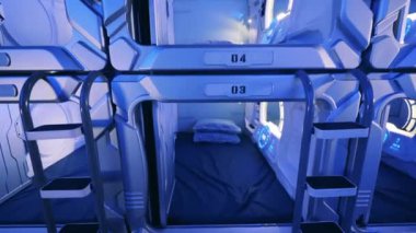 Birden fazla boş odası olan kapsül otel