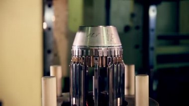 Motor üretim fabrikası. Elektrik motoru üretim süreci.