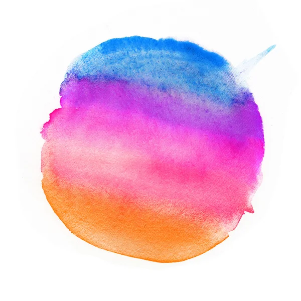 Corante colorido do arco-íris da mancha — Fotografia de Stock