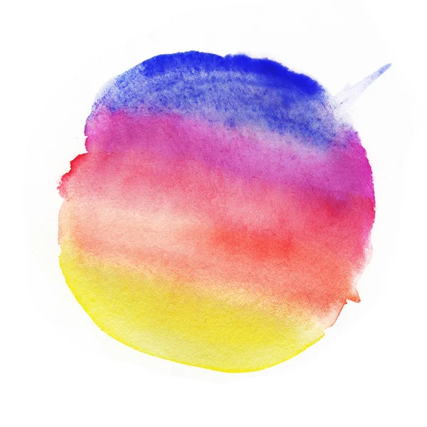 다채로운 얼룩 무지개 염료 — 스톡 사진