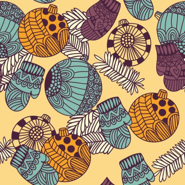 Kış arka plan sıcak giysiler ile