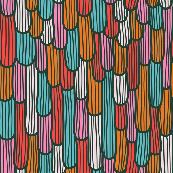 Cactus rayés abstraits — Image vectorielle