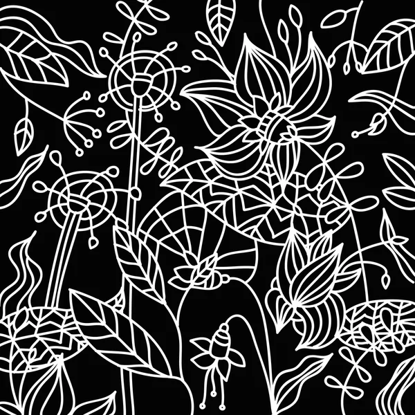 美しい抽象的な花 — ストックベクタ