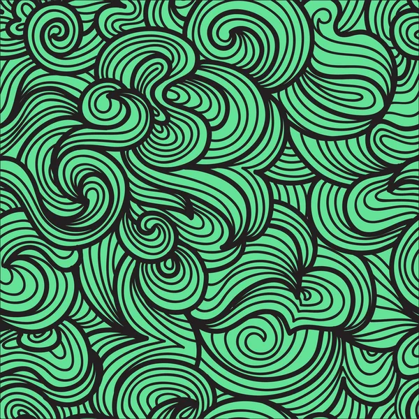 Verde hojas abstractas — Vector de stock