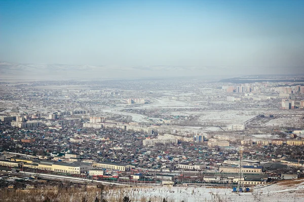 Vista de thView da cidade de Chita / Rússia — Fotografia de Stock