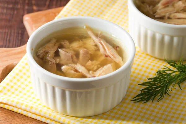 Aspic de carne de pollo, carne de res y cerdo — Foto de Stock