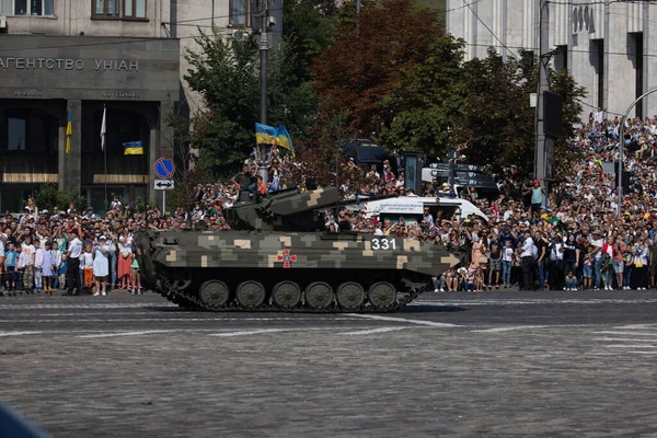 Agosto 2021 Kiev Ucrania Desfile Honor Del Aniversario Proclamación Independencia —  Fotos de Stock