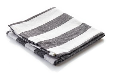 Pamuk peçete üzerinde beyaz izole