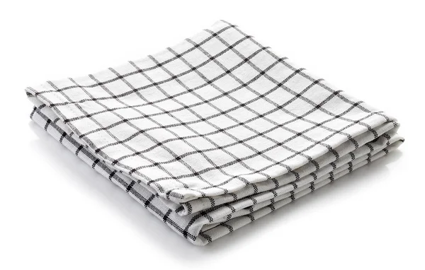 Cotton napkin isolated on white — Stock Photo, Image