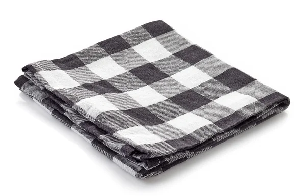 Cotton napkin isolated on white — Stock Photo, Image
