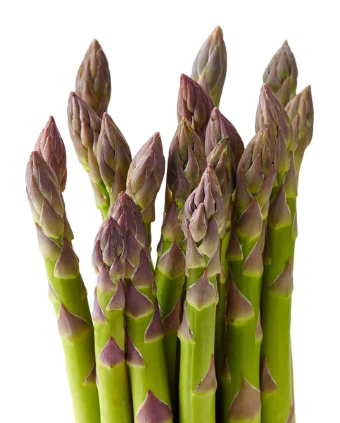 Asperges isolées sur fond blanc — Photo