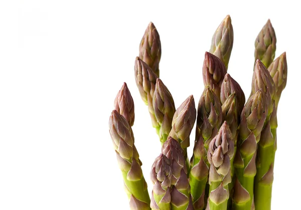 Asperges isolées sur fond blanc — Photo