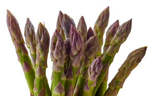 Asperges isolées sur fond blanc — Photo