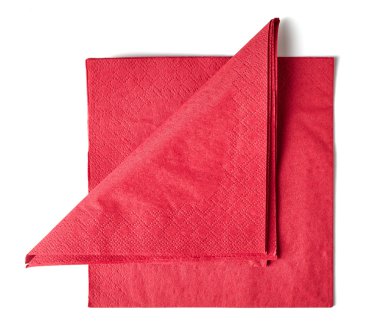 Kırmızı kağıt peçete