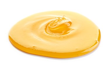 Tatlım bırak beyaz arka plan üzerinde