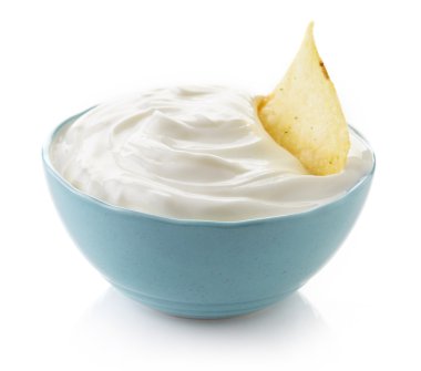 Patates cipsi ve DIP kase